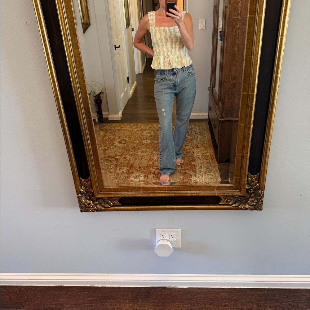 Vintage Levi’s Distressed Straight-Leg Jeans - Picture 3 of 13